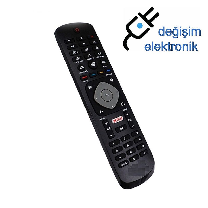 Philips 3D Smart Led TV Kumanda Rm-l1285 NetFlix Tuşlu
