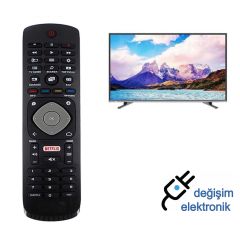 Philips 3D Smart Led TV Kumanda Rm-l1285 NetFlix Tuşlu