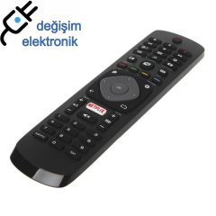 Philips 3D Smart Led TV Kumanda Rm-l1285 NetFlix Tuşlu