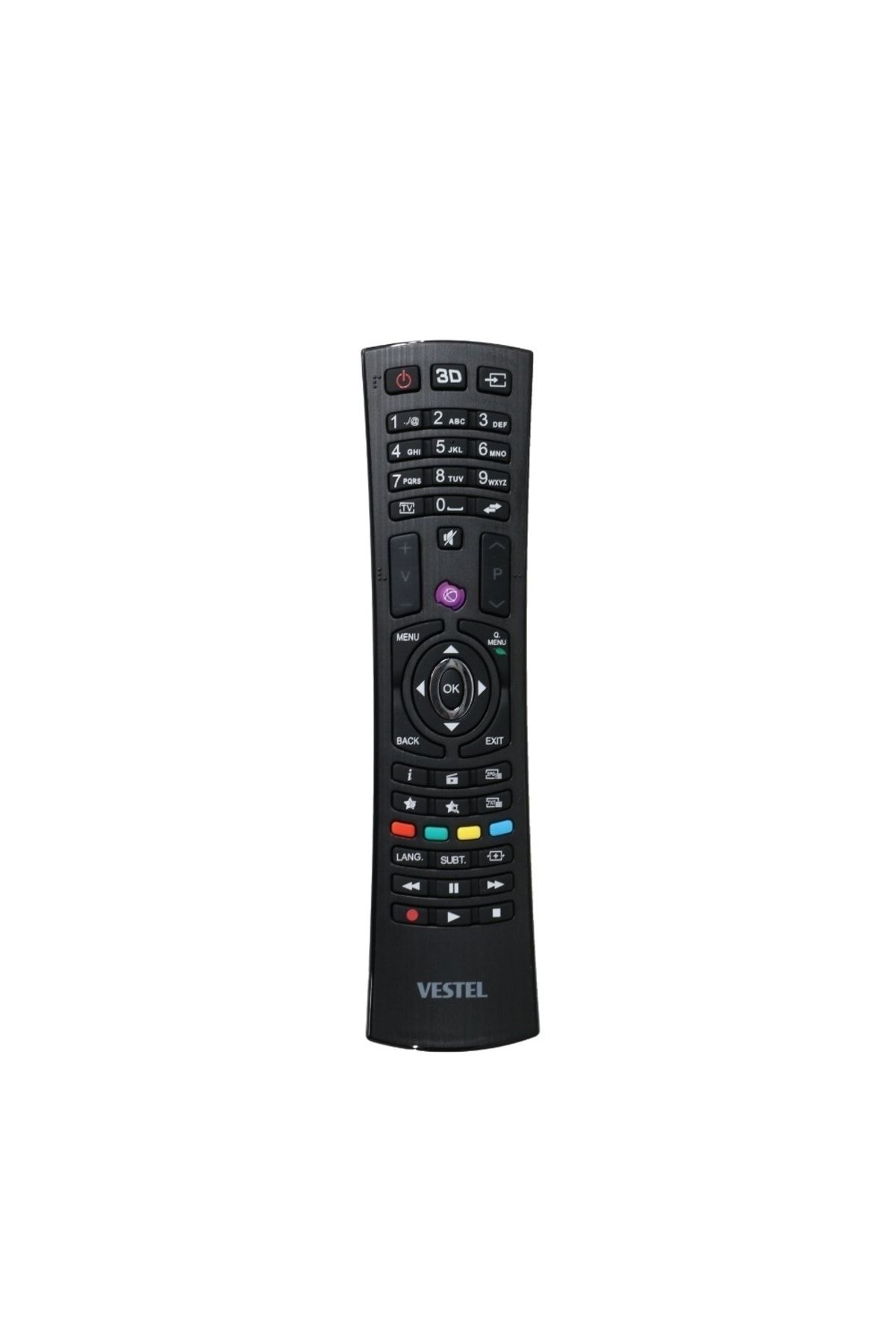 Vestel Smart Led Tv Kumandası Ses Ve Kanal Tuşları Işıklı Orjinal