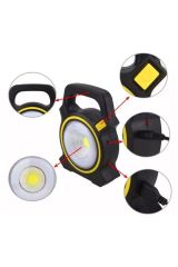 Cob Led Güneş Enerjili Çalışma Lambası El Feneri Powerbank Jy-819