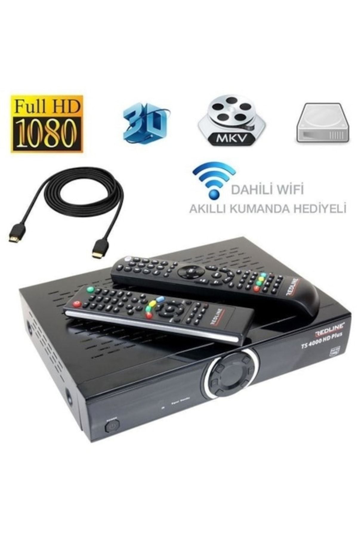 Ts-4000 Full Hd Uydu Alıcısı 1 Yıl Rediptv