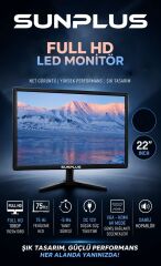 22 İnç Led Monitor Hoparlörlü Karavan Uyumlu 12 Volt