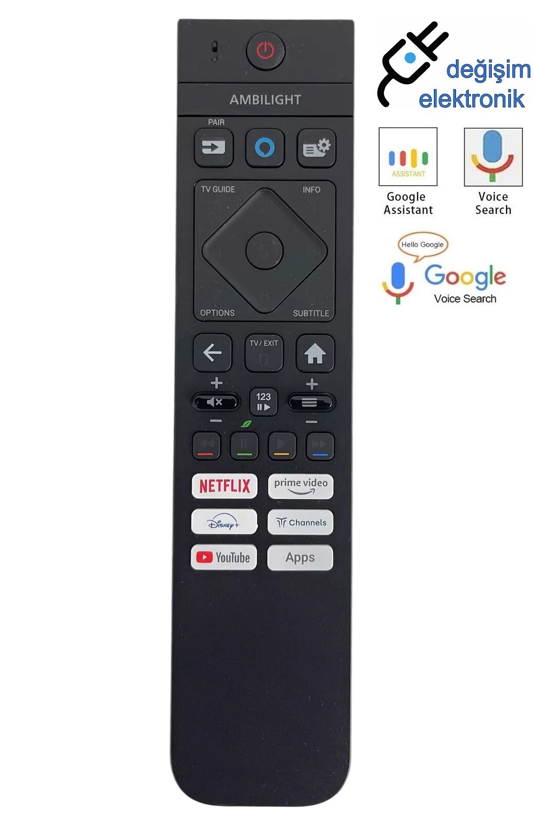 Philips 43pus8500/12 4k Android Tv Kumandası Ses Komutlu