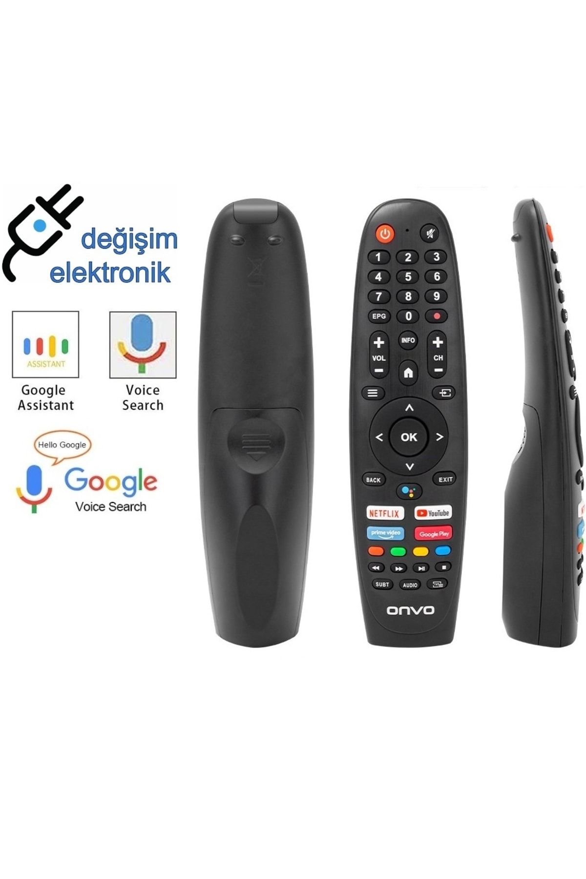 Onvo Ov32f700 Android Smart Led Tv Kumandası