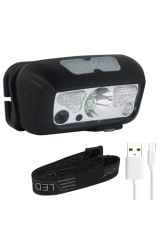 Cy-2088 Ledli Usb Şarjlı Kafa Feneri