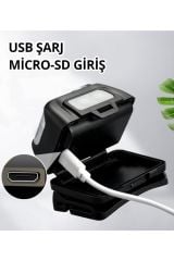 Cy-2088 Ledli Usb Şarjlı Kafa Feneri