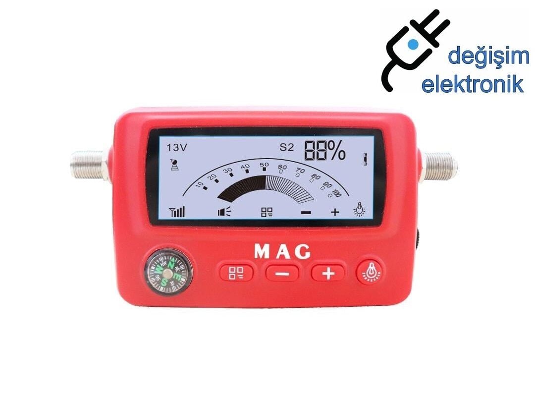 MG-6303 LCD Ekranlı Dijital Uydu Bulucu