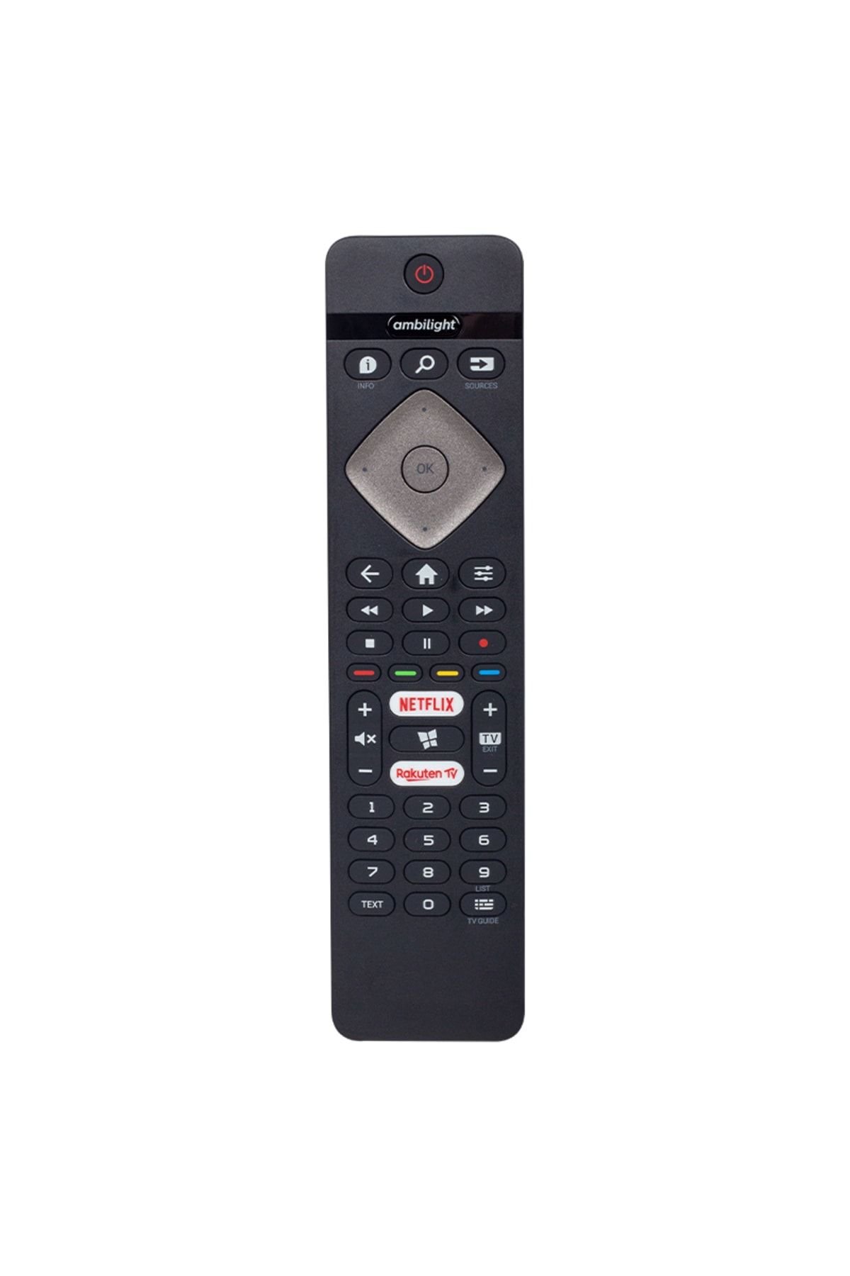 Phılıps Ambılıght Netflıx-rakuten Tv Tuşlu 43pus6504/62 Led Tv Kumandası