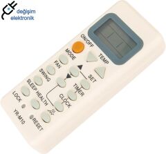 Haier Yr-M07 Yr-M02 Yl-M10 Yr-M09 Yr-M05 Klima Kumandası
