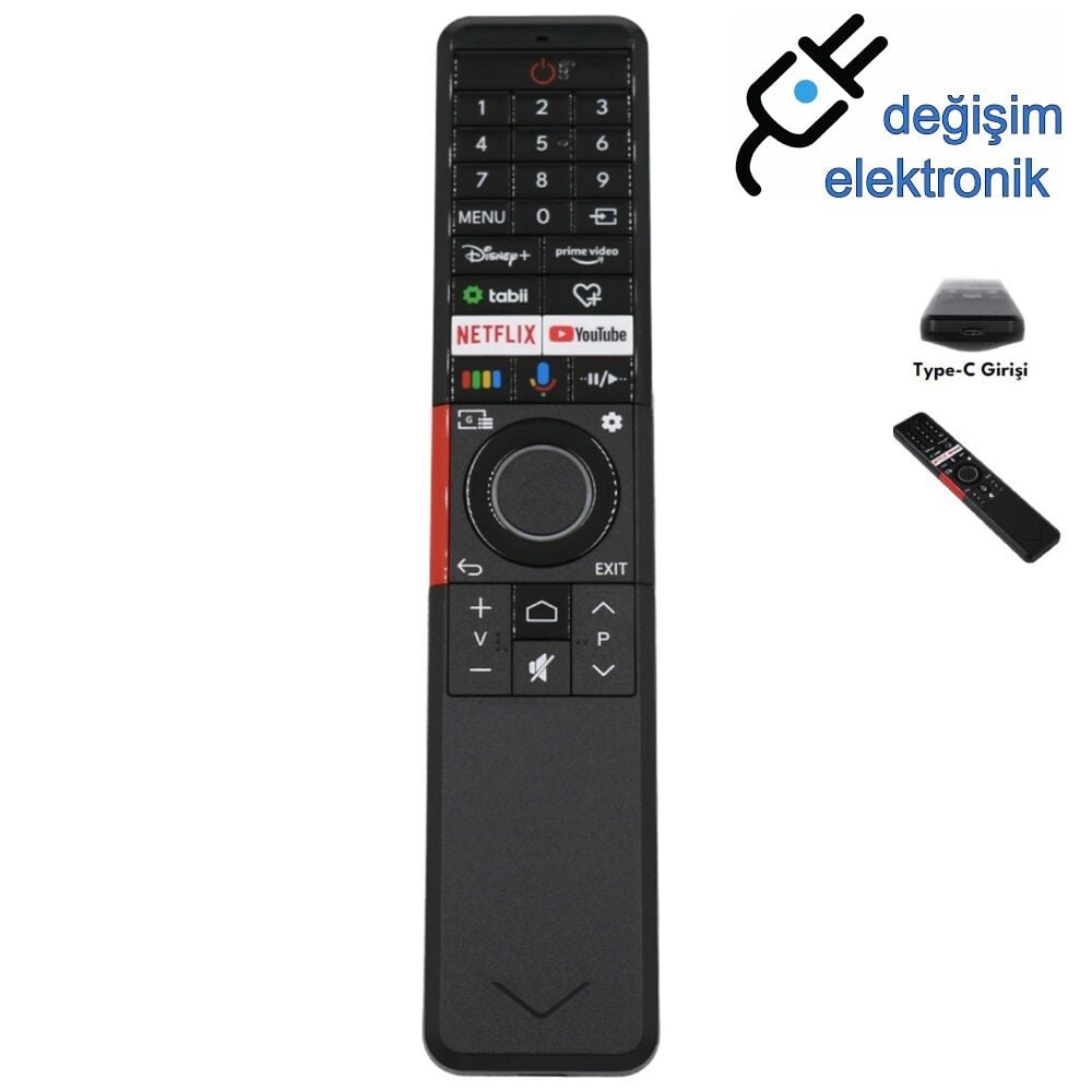 55Qg9950 Qled Google Tv Şarjlı Orjinal Kumandası