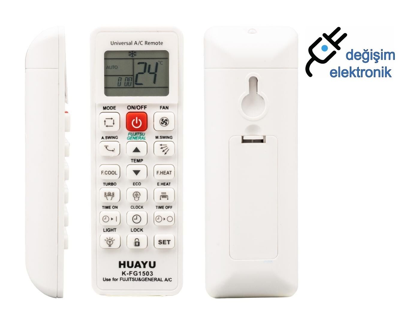 Fujitsu Ar-Dl1 Ar-Dl2 Ar-Dl3 Klima Kumandası