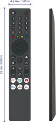 Tcl 75T8D Google Qd Miniled Tv Kumandası