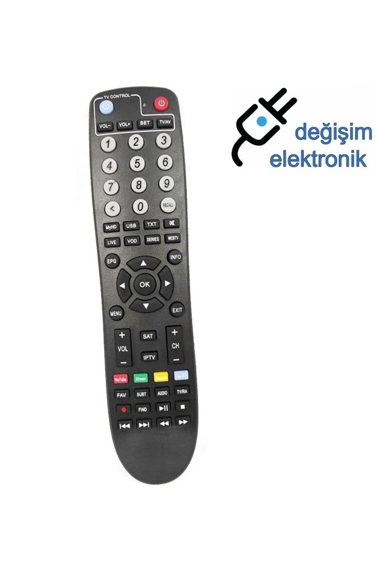 Süpermax Pro Plus Iptv Hd Uydu Kumandası