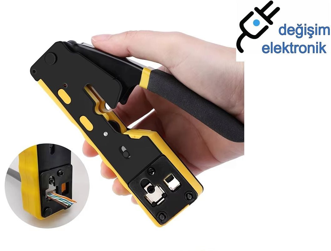 Yeni Nesil Rj45 Sıkma Pensesi Rj11-Rj45