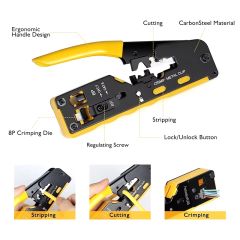 Yeni Nesil Rj45 Sıkma Pensesi Rj11-Rj45