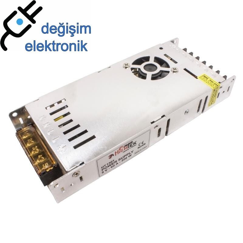Hıghtek Ht 1301 5 Volt 60 Amper Slim Metal Kasa Trafo Adaptör