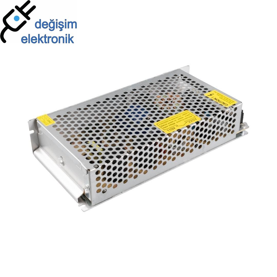 5 Volt 30 Amper Metal Kalın Kasa Adaptör (P10 Paneller İçin)