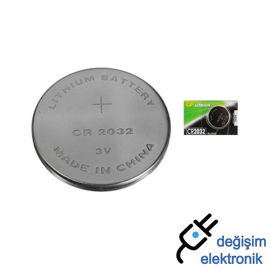 Gp Cr2032 Lityum 3 Volt Pil 1 Adet