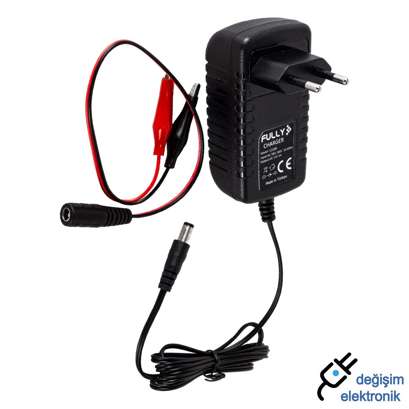 12 Volt 1 Amper Akü Şarj Cihazı
