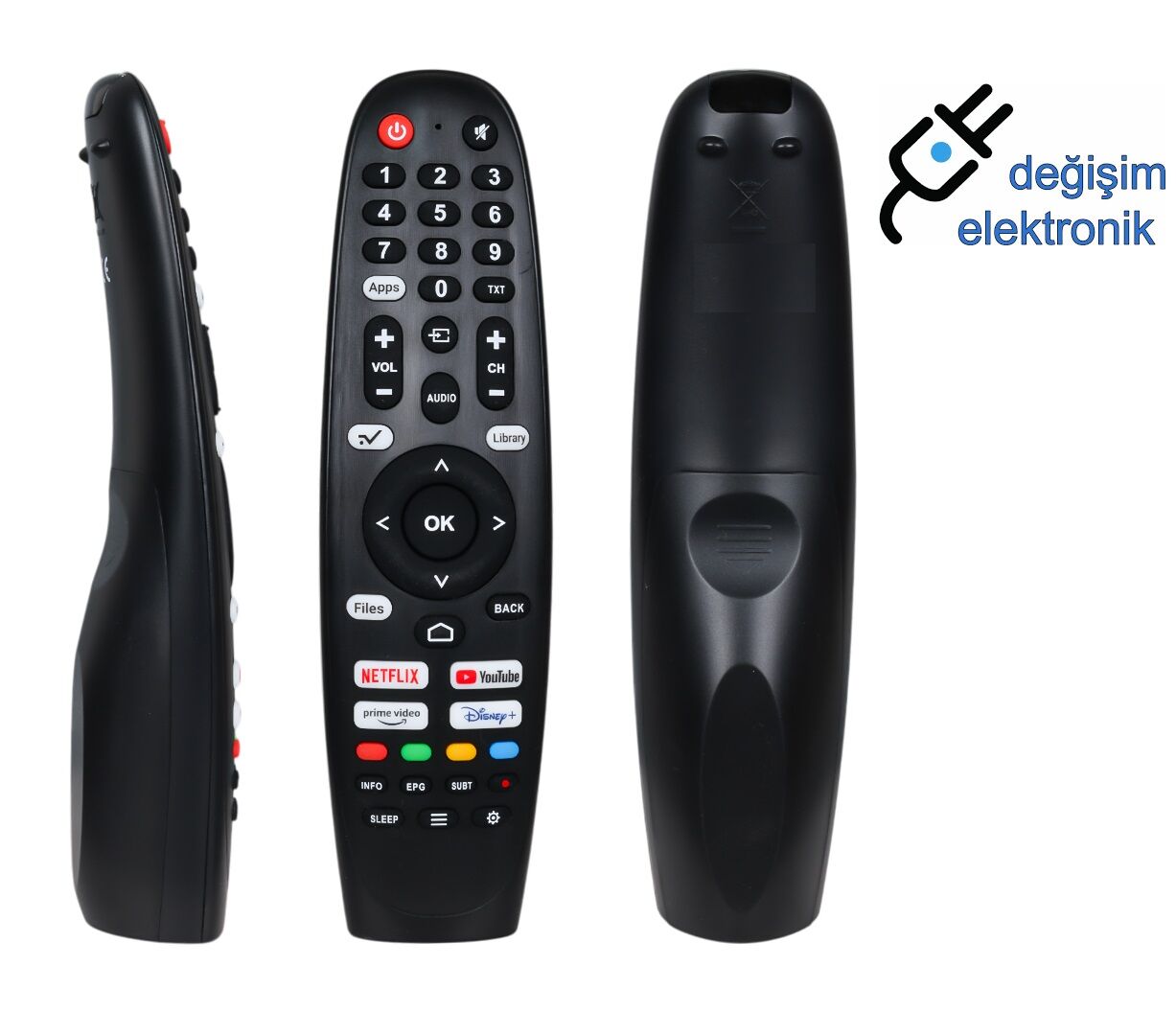 Onvo 40VL80F2Fa WhaleOS10 Qled Tv Kumandası Mikrofonsuz