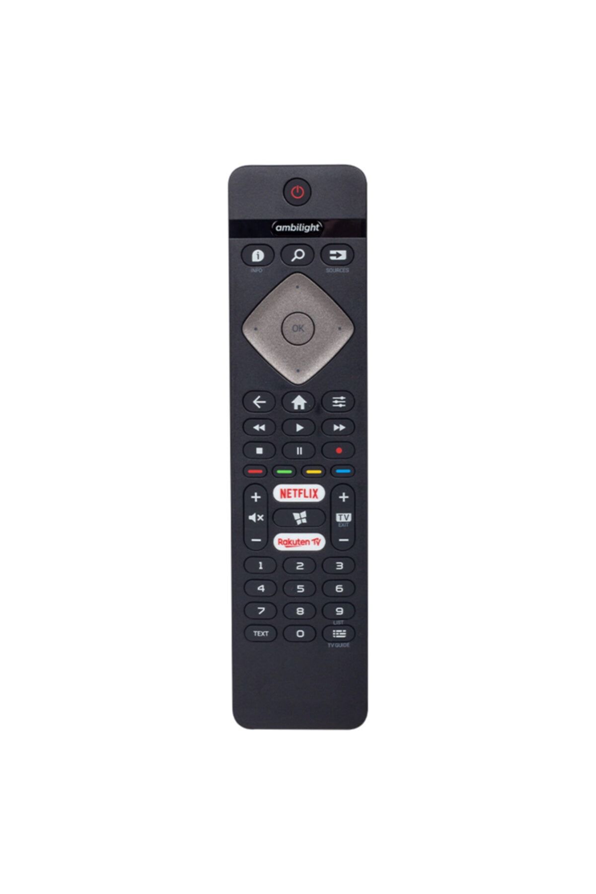 Philips Ambılıght Netflıx-rakuten Tv Tuşlu 43pus6504/62 Led Tv Kumandası