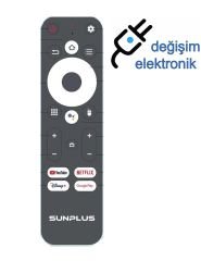 Sunplus Tesla S4 Air Android Orjinal Ses Komutlu Kumandası