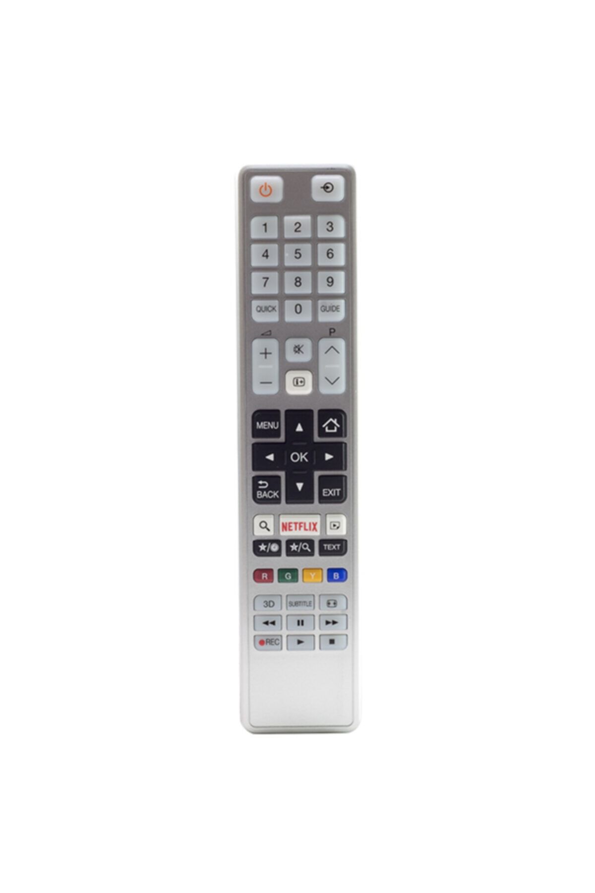 Toshıba Ct-8054 Netflıx Tuşlu Beyaz Lcd/led Tv Kumanda