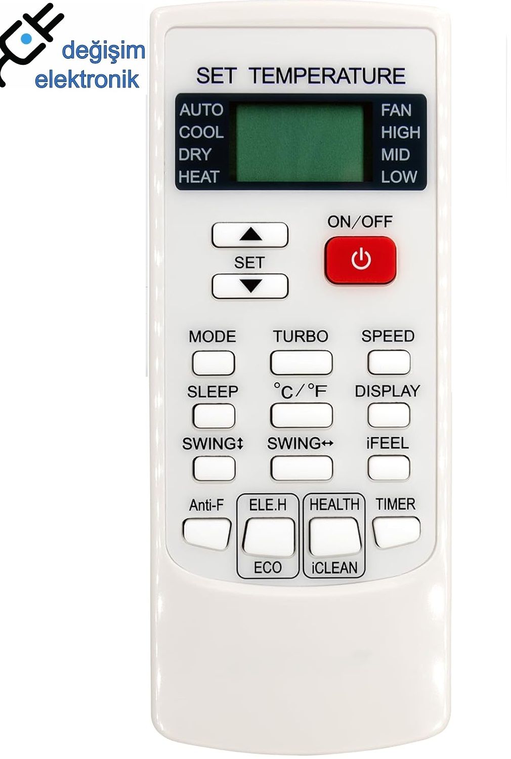 Aux Ykr-h/102e Klima Kumandası