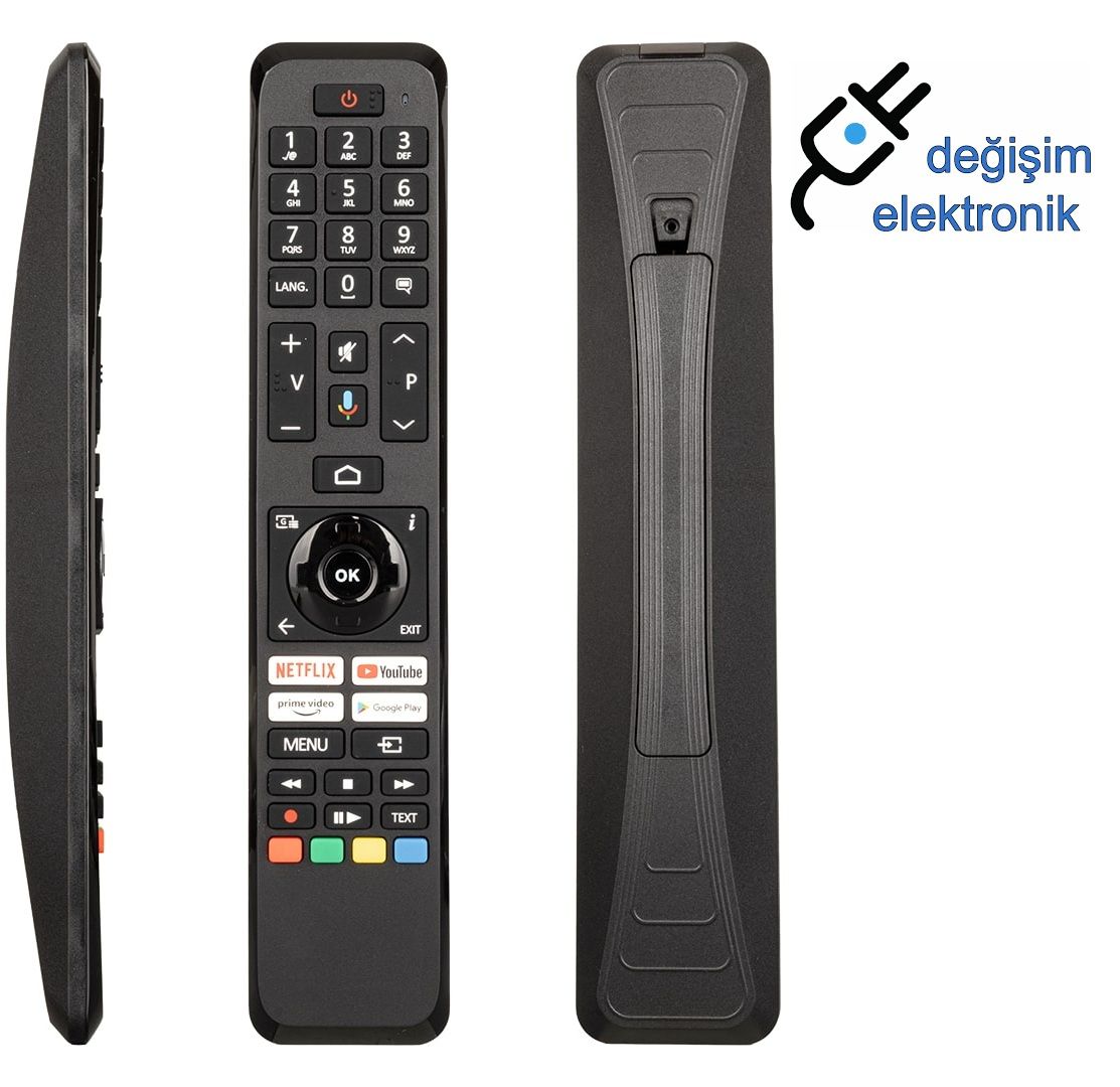 Vestel 65ua9740 Uyumlu 4k Smart Led Tv Kumandası Ses Komutsuz