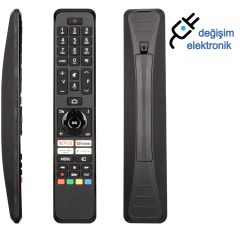 Vestel 65QMG9940 Uyumlu 4k Smart Led Tv Kumandası Ses Komutsuz