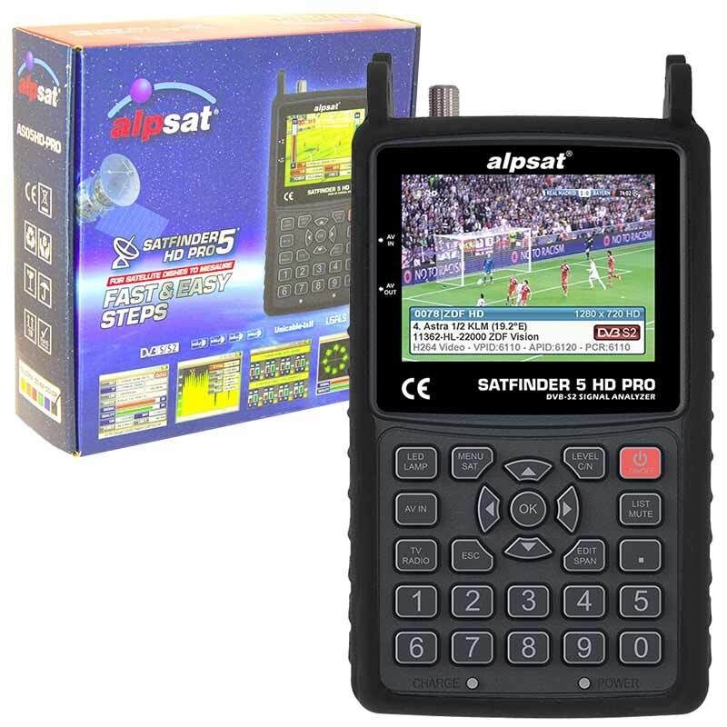 Alpsat Satfinder As05Hd Pro Görüntülü Uydu Yön Bulucu