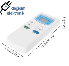 Tcl Breezein Serisi Uyumlu Klima Kumandası